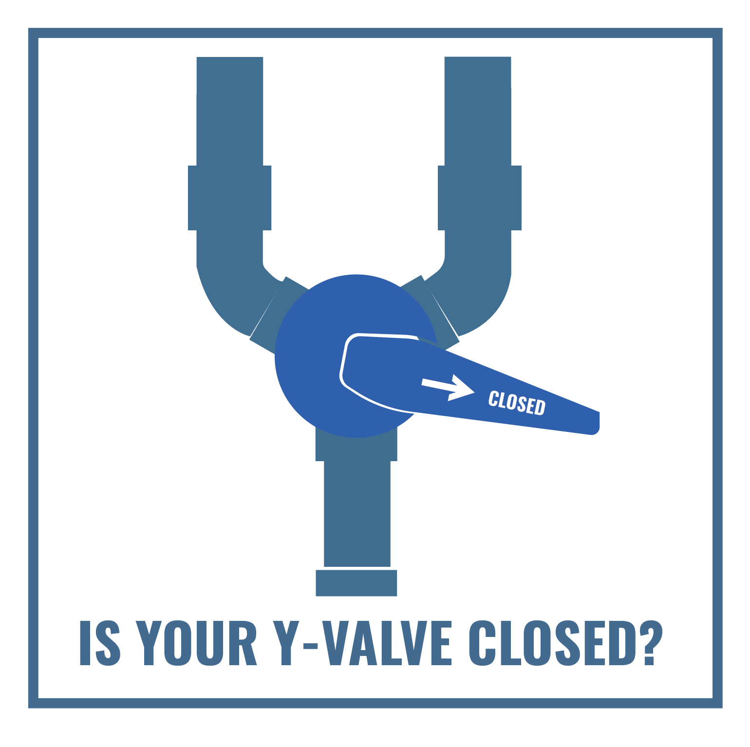 A graphic image of a Y-Valve